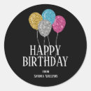 Search for glitter birthday stickers Colourful