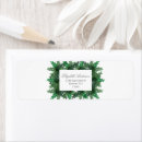 Search for pine branches return address labels Green