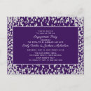 Search for purple and silver engagement party invitations Modern
