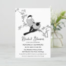 Search for bird bridal shower invitations Chic