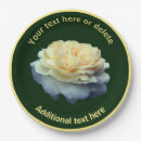 Search for yellow rose paper plates Nature