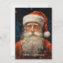 Search for oil painting christmas cards Santa