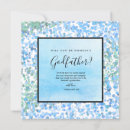 Search for godfather proposal invitations Watercolor