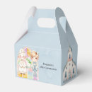 Search for first communion favour boxes Dusty blue