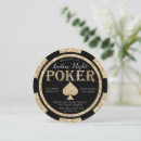 Search for poker chip invitations Gold