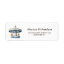 Search for twin baby shower return address labels Watercolor