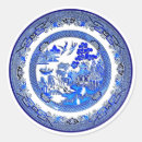 Search for vintage china stickers Blue