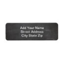 Search for classroom return address labels Chalkboard