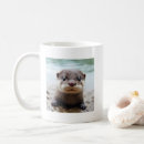 Search for otters Cute otter