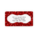 Search for paisley wedding return address labels Red