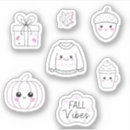 Search for cute cartoon pumpkin stickers Fall