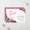 Search for pink moving announcement cards Greenery