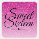 Search for modern sweet 16 stickers Sparkle