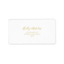 Search for white borders return address labels Bride
