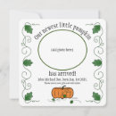 Search for halloween birth announcement cards Fall