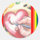 Search for finger print stickers Colourful