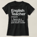 Search for english teacher tshirts Definition