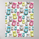 Search for kawaii bird posters Owl