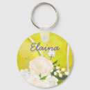Search for pretty round key rings Feminine