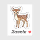 Search for forest baby animal stickers Deer