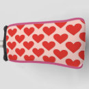 Search for red heart golf head covers Pink