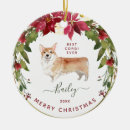 Search for corgi christmas tree decorations Watercolor