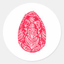 Search for red eggs stickers Flowers