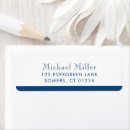 Search for blue stripe return address labels Masculine