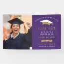 Search for purple and gold graduation banners Senior