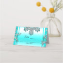 Search for winter wonderland place cards Snowflakes