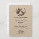 Search for rustic deer wedding invitations Buck and doe