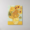 Search for sunflower canvas prints Vase