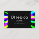 Search for night club business cards Black