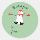 Search for cute snowman cartoon stickers Festive