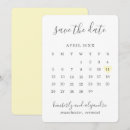 Search for yellow wedding save the dates Non photo