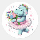 Search for dancing hippos stickers Ballerina