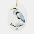 Search for great blue heron christmas tree decorations Animal