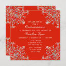 Search for red and silver invitations Floral