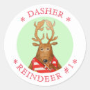 Search for dasher stickers Reindeer