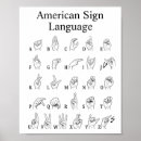 Search for sign language posters Asl