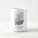 Search for tourist souvenir mugs Beautiful architecture landscape
