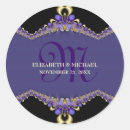 Search for lace monogram stickers Purple