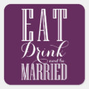 Search for eat drink stickers Be married