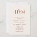 Search for line drawing wedding invitations Terracotta