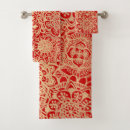 Search for red and gold christmas bath towels Chic
