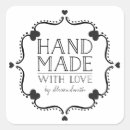 Search for handicraft stickers Handmade with love
