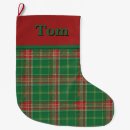 Search for irish christmas stockings Plaid