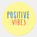 Search for positivity stickers Typography
