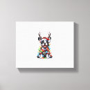 Search for funny christmas canvas prints Pug