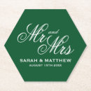 Search for emerald green coasters Chic